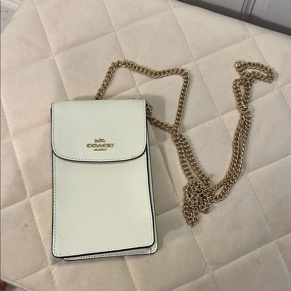 Coach White Crossbody Bag